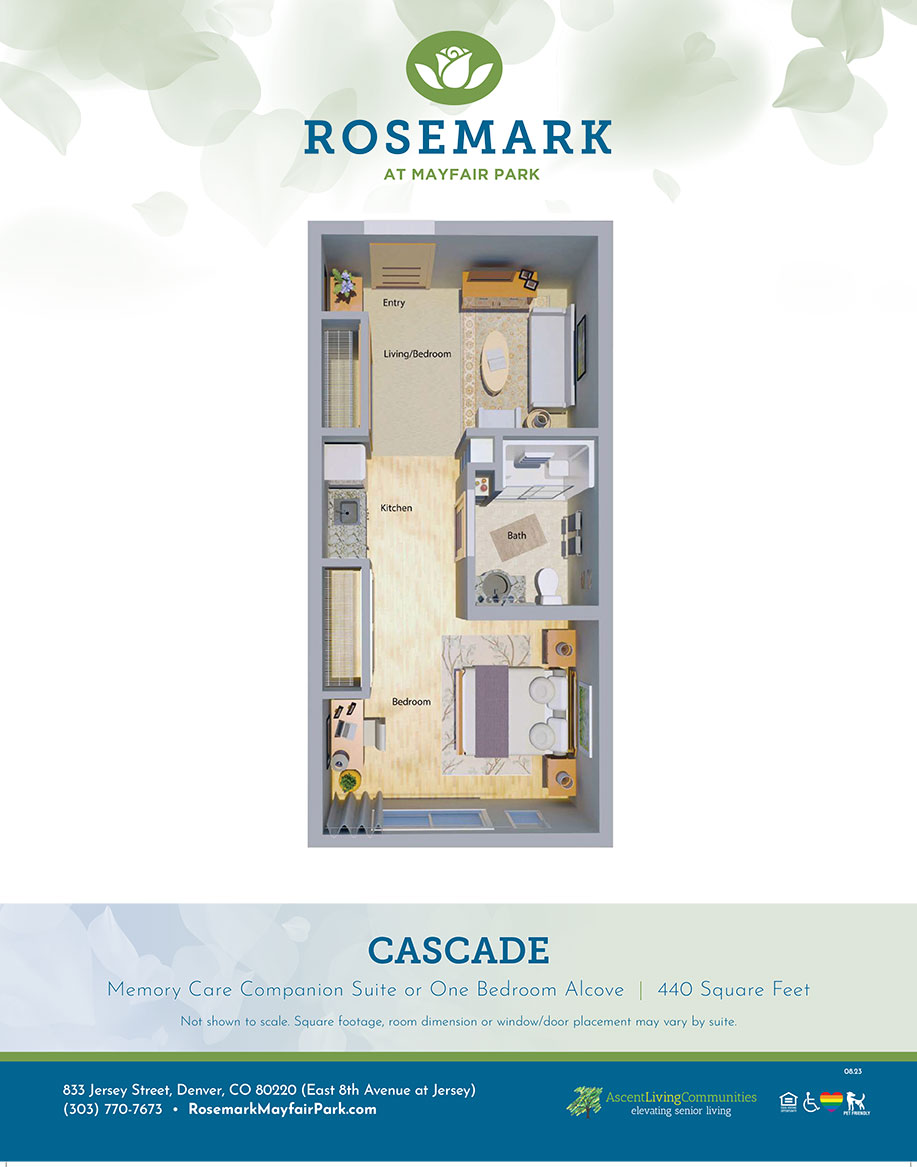 Companion Suite/One Bedroom Alcove - 440 sq.ft.